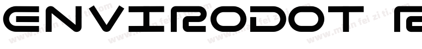 EnviroDOT Regular字体转换